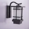 Chińska LED Outdoor Wall Lampy Wodoodporna Żelaza Balkon Aisle Drzwi Brama Retro Kinkiet Światła Dekoracja Lampa