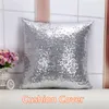 Poduszka/poduszka dekoracyjna poszewka na poduszkę jednokolorowe brokatowe srebrne cekiny Bling rzuć Case Cafe Home Decor na sofę poszewka na poduszkę samochodową 45x45cm