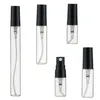 2ml 3ml 5ml Portable Spray Bottle Refillerbara Clear Glasflaskor Sample Kosmetiska Atomizers behållare för resor