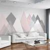 Wallpapers Noordse geometrische stijl behang eenvoudige moderne woonkamer slaapkamer slaapkamer tv achtergrond muur muurschildering papel de parede zelfklevend