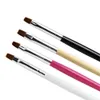 Flat-head Phototherapy Nail Brushes pen single pack factory wholesale nailart tools with four colors to choose 50pcs