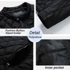 Mode män vinter varm motor windbreaker grid jacka kappa höst casual outwear slim tjocka jackor parkas 211214