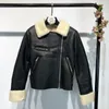Couro feminino Faux Whitney Wang 2021 Autumn Winter Fashion Streetwear Fleece Liner Suede Jacket Women Pu Coat Outerwear