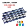 Lichte kralen 100 stcs 5colors x 20 stcs 5730 1210 1206 0805 0603 LED -diode assortiment SMD -kit Wit rood blauw geel groen