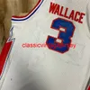 StitchedBen Wallace Swingman Hardwood Classic Jersey broderi Anpassad valfritt namn XS-5XL 6XL