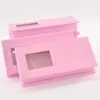 偽まつげの卸売まつげの包装箱のラッシュパッケージのカスタムフェイクセル25mmミンクラッシュ化粧磁気ケースベンダー