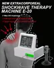 Professionell Shockwave Therapy Machine Health Care Shock Wave Ed Behandling och lindra muskelsmärta fysioterapi extrakorporeal massager