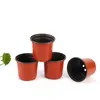 50Pc Mini vasi da fiori colorati in plastica tonda fiore vaso da fiori fioriere per piante grasse Decor piante vasi da fiori desktop 210615