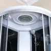 ABSF 1 ADET 25 CM Duş Başlığı Plastik Yuvarlak Şekil Yağış Powered Duş Odası Üst Duş Çatı Başkanı Meme Kabin Aksesuarları H1209