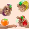 Fournitures Fournitures Fruit Gelée Eau Squishy Cool Fush Funny Thing Toys Fidget Anti Stress Reliever Fun pour adulty Kids Novelty Cadeaux SN2804