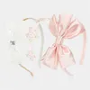 Europeu e EUA moda headbands para crianças adorável brilhante estrela rosa bowknot meninas faixas de cabelo 3 pcs