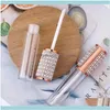 Storage Housekeeping Organization Home Gardenstorage Bottles & Jars High Grade Round Clear Lip Gloss Containers Filling Bottle Cosmetic Pack