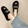 Kadınlar Için Kürk Slaytlar Kabarık Kış Terlik Kadın Ayakkabı Toptan Lüks Gerçek Fox Kürk Platformu Terlik Fox Kürk Kadın Sandalet Y1120