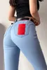 WOMENGAGA Sexy Women Tight High Waist Hip Lifting Peach Skinny Style Jeans Female Stretch Slim Pencil Pants F3T7 210603