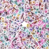 500 PCS/lot couleurs 6mm carré entretoise perles de charme perle acrylique lettre A - Z Alphabet anglais pour Bracelet collier bricolage fabrication de bijoux