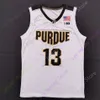 coe1 Maglia da basket Purdue Boilermakers NCAA College Zach Edey Fletcher Loyer Braden Smith Caleb Furst Brandon Newman Gillis KaufmanRenn Robinson Ivey Morton Y