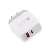 USB PD 18W Quick Charge QC 3.0 per iPhone EU US Plug Fast Charger per Samsung S10 Huawei pratico