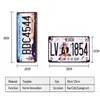 Metal Tin Signs Car Number License Plate Plaque Poster Bar Club Wall Garage Home Vintage Decor Tin Sign Iron Painting Metal Sign H3403994