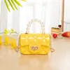 Free DHL Newest INS PVC Quality Toddler Kids Girls Jelly Mini Bags Purse Handbag Mother And Me Children School One-shoulder Bags 912 V2