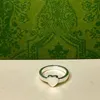 2022 Silber überzogener Ring mit Herz für Herren und Frauen Engagement Hochzeit Schmuck Liebhabergeschenk