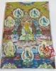 36 인치 티베트 실크 자수 네팔 8 의학 부처님 Tangka Thangka Paintings 가족 벽은 벽화 장식