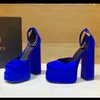 Woman Crystal Shoes Aevitas Double Platform Pump Dress Shoe Lady Fashion Luxurys Designer Square Toe High Heel Sandal Genuine Leather Silk Rhinestone 35-42