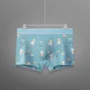 Underpants Men's Underwear Graphene Antibacterial Shorts Printed Boxer Briefs