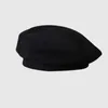 berretto estivo in tessuto sottile per ragazza cappello francese classico in cotone tinta unita da donna cappello da pittore berretto vintage per la decorazione 210531202M