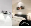 Lampada da parete con rotazione a 360 gradi LED Creativo 6W Luci moderne in alluminio per applique per la casa Bagno Lampadine per specchietto retrovisore Camera da letto
