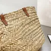 Ladies Handbag Crochet Tote Bag Women Shoulder Backpack Large Capacity Shopping Bags Quality Straw Cabbage Basket