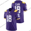 Travin Dural NCAA LSU Tigers College Football Jersey Custom Jarvis Landry Chase Joe Burrow Justin Jefferson Clyde Edwards Helaire