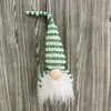 New Plush Christmas Decorations Gnomes family Gift Scene Layout with Lights Ornaments for Tree Home Nordic Plush Elf Doll Balls Decoration