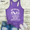 Umeko 2020, moda de verano, camisetas informales con estampado de letras, camisetas sin mangas para mujer, ropa de dibujos animados, camisetas sin mangas para mujer, camisetas 5XL de talla grande X0507