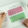 Marque-page 8 pièces bandes de guidage de lecture surligneur superpositions colorées lire pour les étudiants enseignants dyslexiques