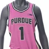 Custom Purdue Boilermaker College Basketball Jerseys Zach Edey Braden Smith Carsen Edwards Jaden Ivey Lance Jones Myles Colvin Fletcher Loyer Camden Heide Berg 4xl