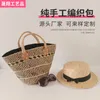 HBP Black High Quality Women Straw Bag Oblique Grass Simple Casual Retro Handmade Handbag Fashion Ladies Large Capcity Purse