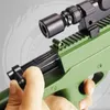 AWM دليل الرصاصة لينة لعبة بندقية هوائي blaster مسدس قناص بندقية مع الرصاص للأولاد البالغين cs القتال الدعائم