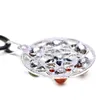 Natural Crystal 7 Colorful Stone Fashion Charm for DIY Necklace Pendant Seven Star Group Jewelry