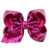 20 Design Girls Jojo Bow Paillette Bubble Flowers Barnettes Детские Аксессуары для волос Принцесса блестки Bling Fairs Clip