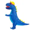 Costume de poupée mascotte bleu dinosaure gonflable Costumes adulte Halloween Costume pour homme femme fête jeu de rôle T-Rex mascotte Disfraces