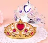 Child Plastic Crown Kid Festival Golden Color Crowns Children Festivals Party Perform Hair Hoop New Arrival