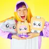 Lankybox Boxy / Foxy / Rocky Cartoon Robot Morbido giocattolo palloncini Peluche Regalo per bambini trasformato in Doll Girl Bed Pillow 220217
