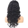 Mais nova cor natural 13x4 renda dianteira peruca brasileira remy onda de cabelo humano perucas pré-arrancadas peruca de fontes com linha fina para mulheres