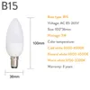 Bulbos 10 pcs LED Bulbo E14 E27 E12 B22 B15 110V 220V Spotlight Chandlier Lâmpada de Cristal Ampoule Bombillas Light 3W Substitua 20w