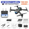 Drone Mini Drone Avec Caméra 4K HD Double Wifi Infrarouge Évitement D'obstacle Rc Hélicoptère Quadcopter Jouet Cadeau