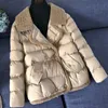 Automne hiver doudoune femmes vestes laine artificielle col manteau femme vêtements d'extérieur légers dames coréennes hauts amples 211130