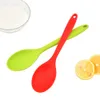 Food-grade silicone spoon The silicone integrated scoop Multicolor large size spoons Creative cookie pastry mixer buttter scoopRRD13115