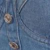 Sxthaenoo mode sexig denim jeans kvinnoknapp bustier bra nattklubbfest beskuren toppväst plus storlek 210623