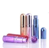 100 stks Hoge Kwaliteit 6ML Hervulbare Lege Glas Geurspray Flessen Metalen Parfum-Atomizer CCA6841