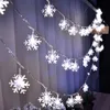 Wholesale LED String Light Snow Flocon Forme USB Powered 1.5m 3M 6m 10m Fairy Lights De Moyen Jour Noël Party De Noël Décoration